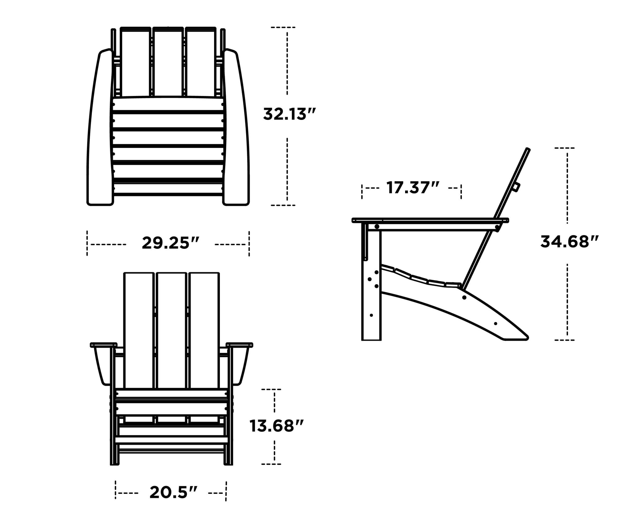 Modern Adirondack Chair - Image 2