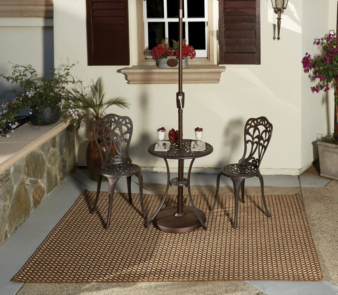 Gold Outdoor Rug Collection 5'3" x 7'4"