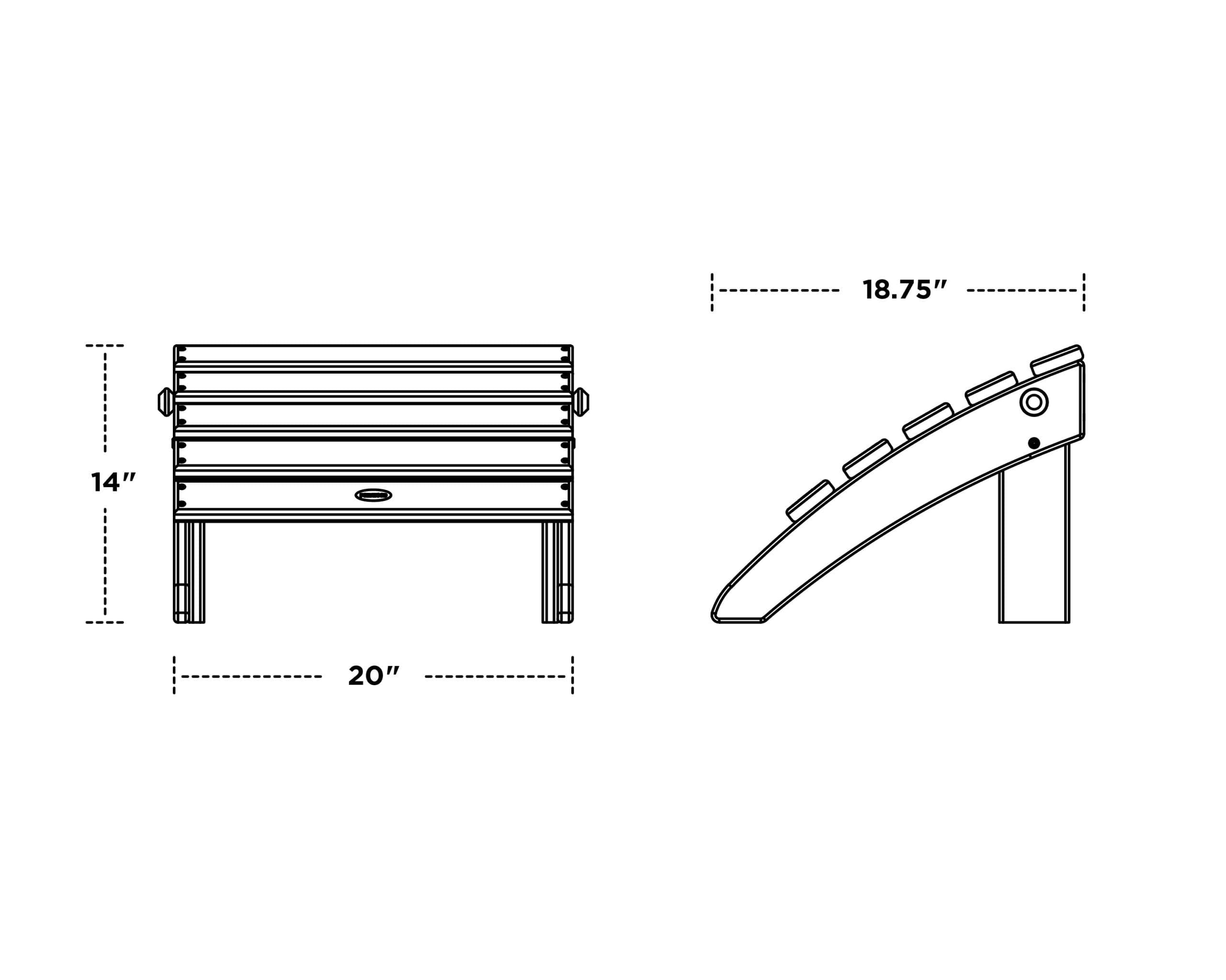 Classic Folding Ottoman - Image 5