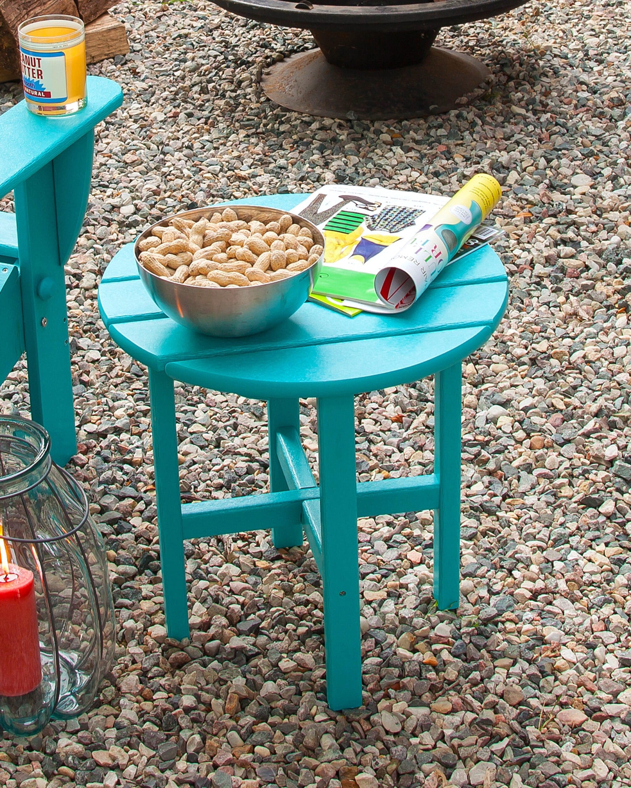 18" Round Vibrant Side Table - Image 2
