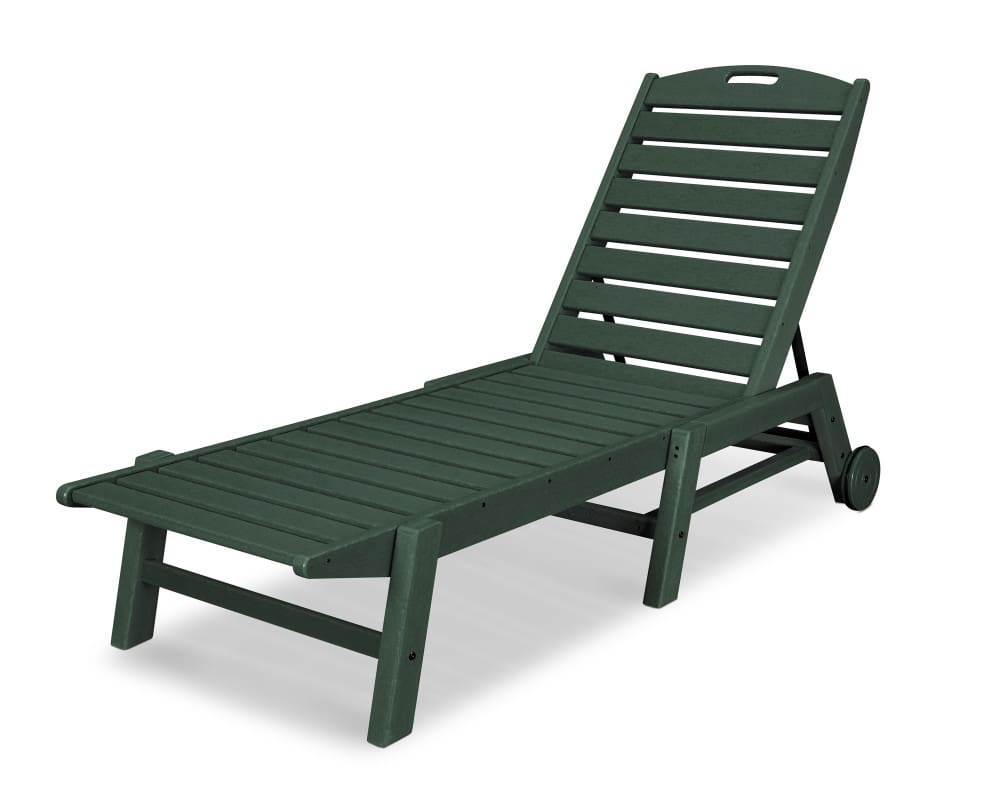 Nautical Chaise Lounge w/wheels