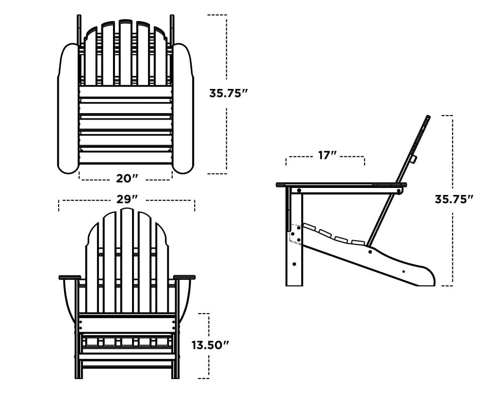 Classic Adirondack Chair - Image 2