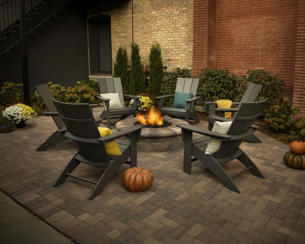 Modern Curveback Adirondack Chair- Vintage - Image 3