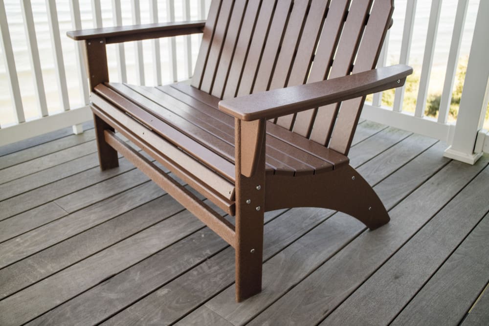 Vineyard 48" Adirondack Bench - Image 5