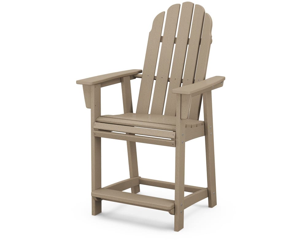 Vineyard Curveback Adirondack Counter Chair- Vintage