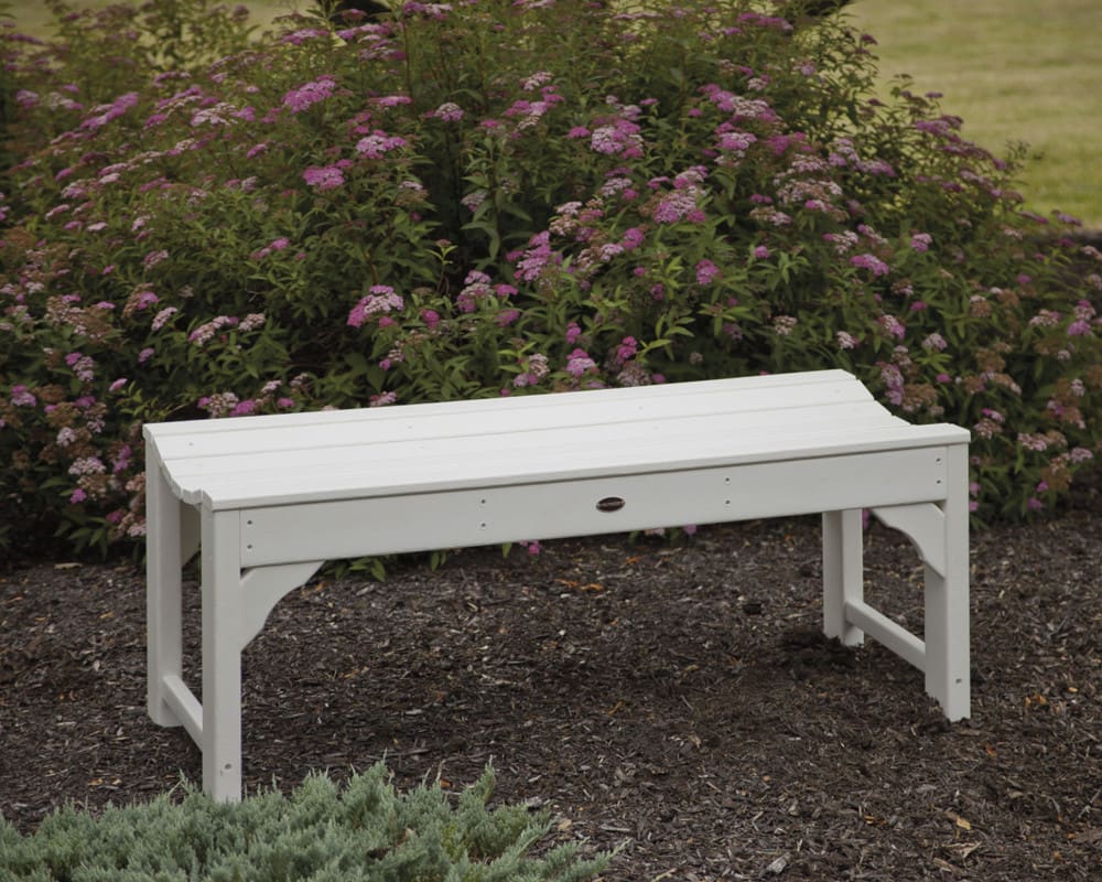 Traditional Garden 48" Backless Bench - Image 4
