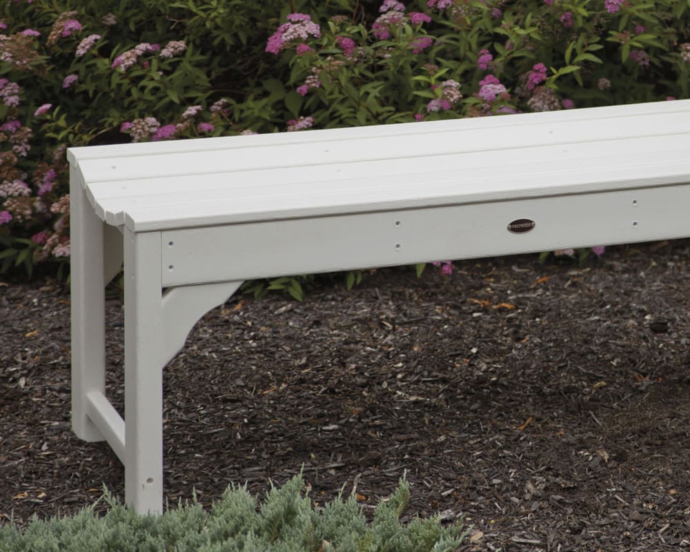 Traditional Garden 48" Backless Bench - Image 3