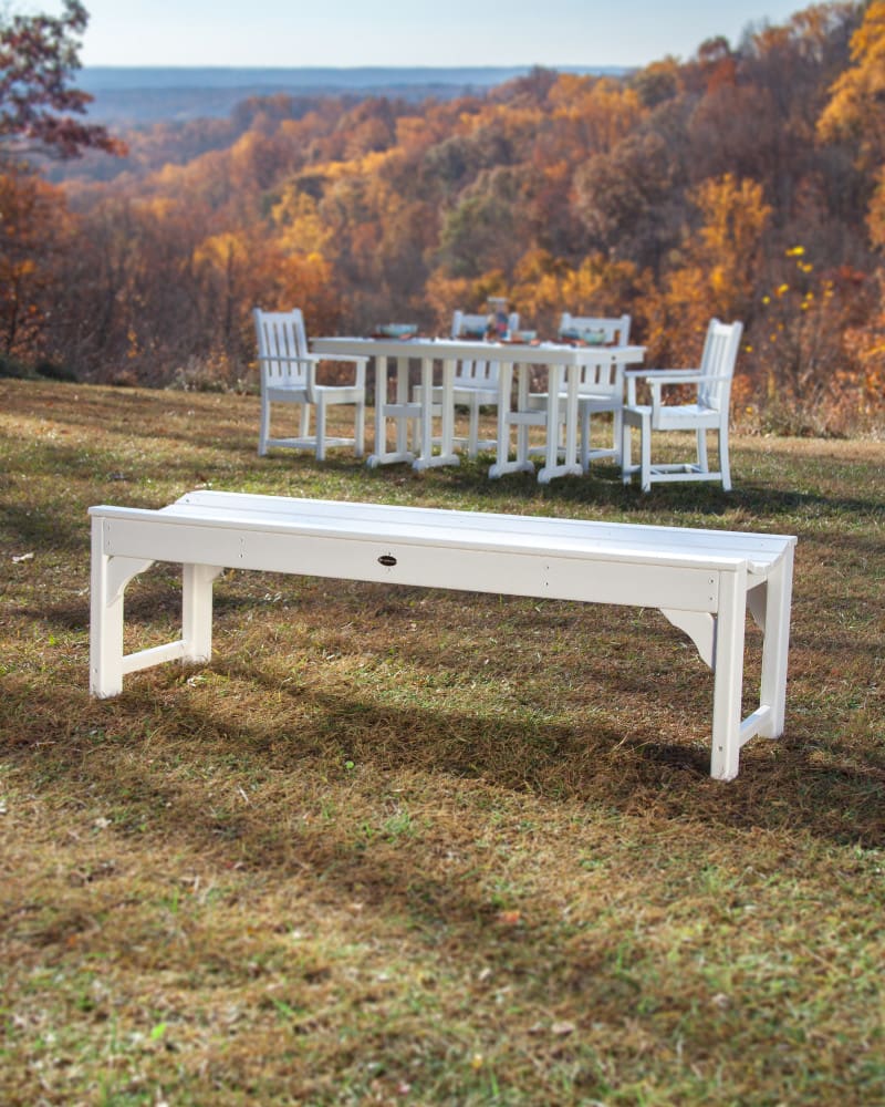 Traditional Garden 60" Backless Bench - Image 3