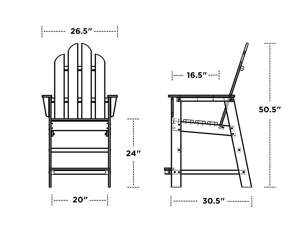 Long Island Counter Chair- Vibrant - Image 5