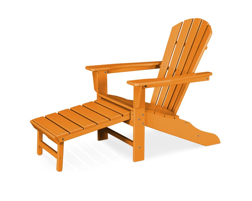 Palm Coast Ultimate Adirondack with Hideaway Ottoman- Vibrant