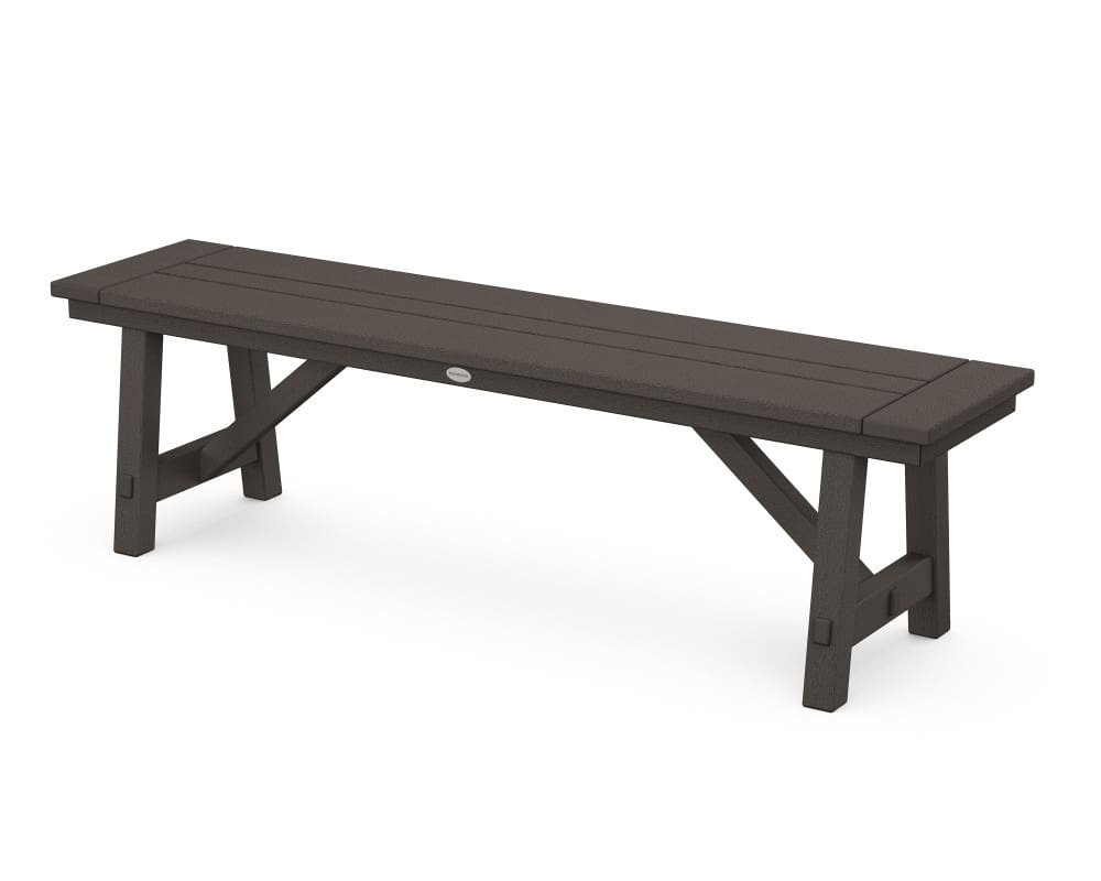 Rustic Farmhouse 60" Bench-Vintage
