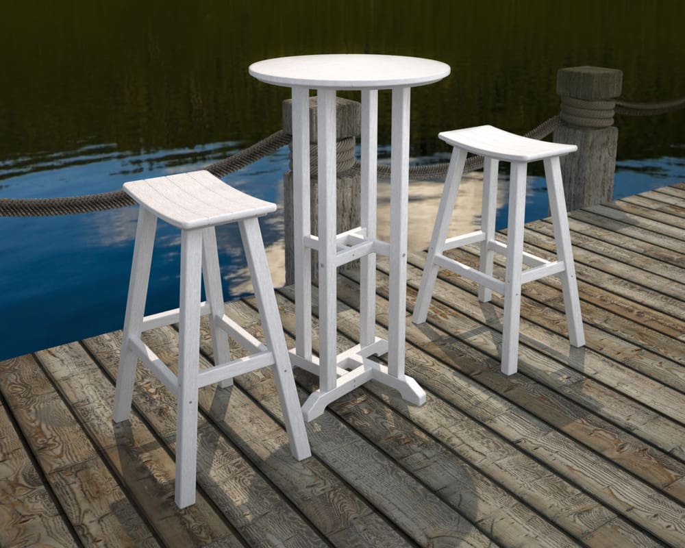 Traditional 24" Round Bar Table - Image 3