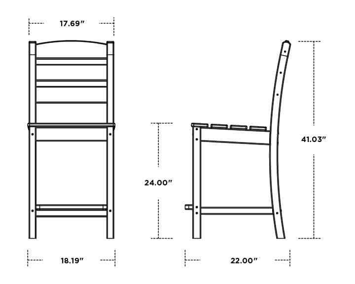 Lakeside Counter Side Chair - Image 3