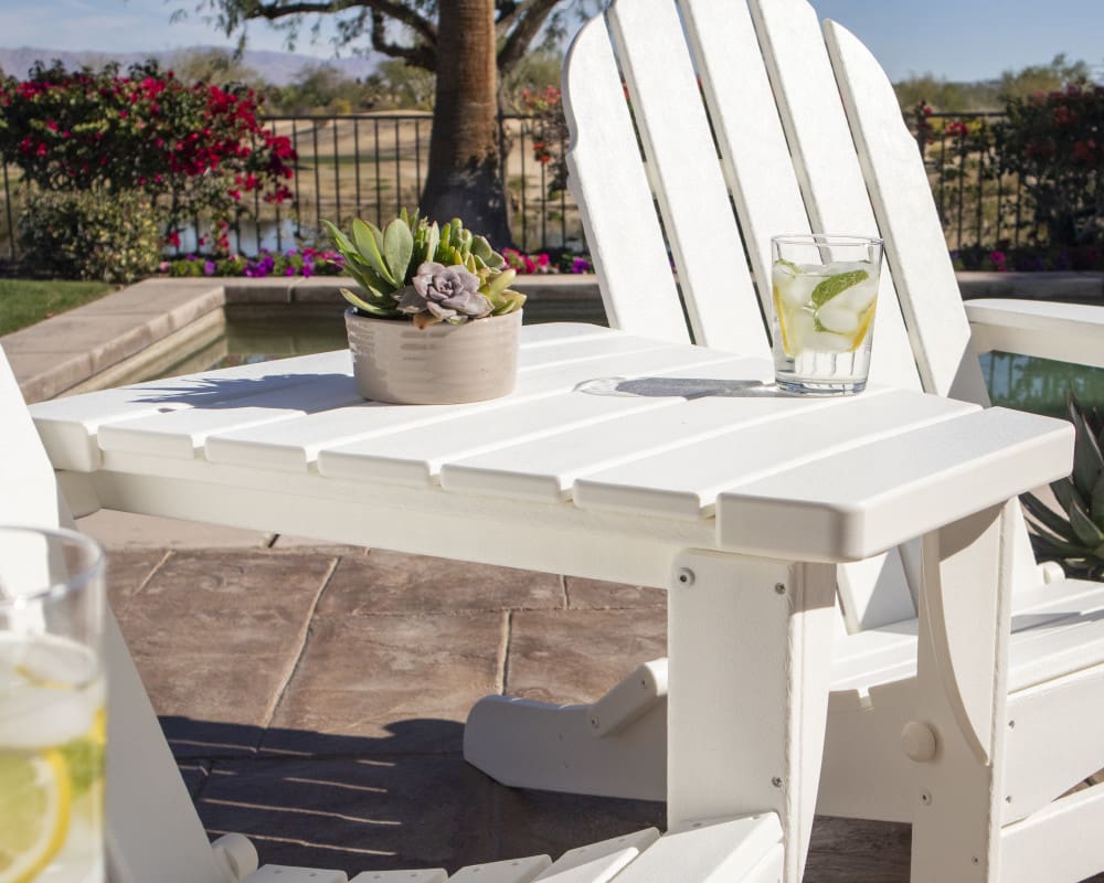 Classic Series Angled Adirondack Connecting Table- Vibrant - Image 3