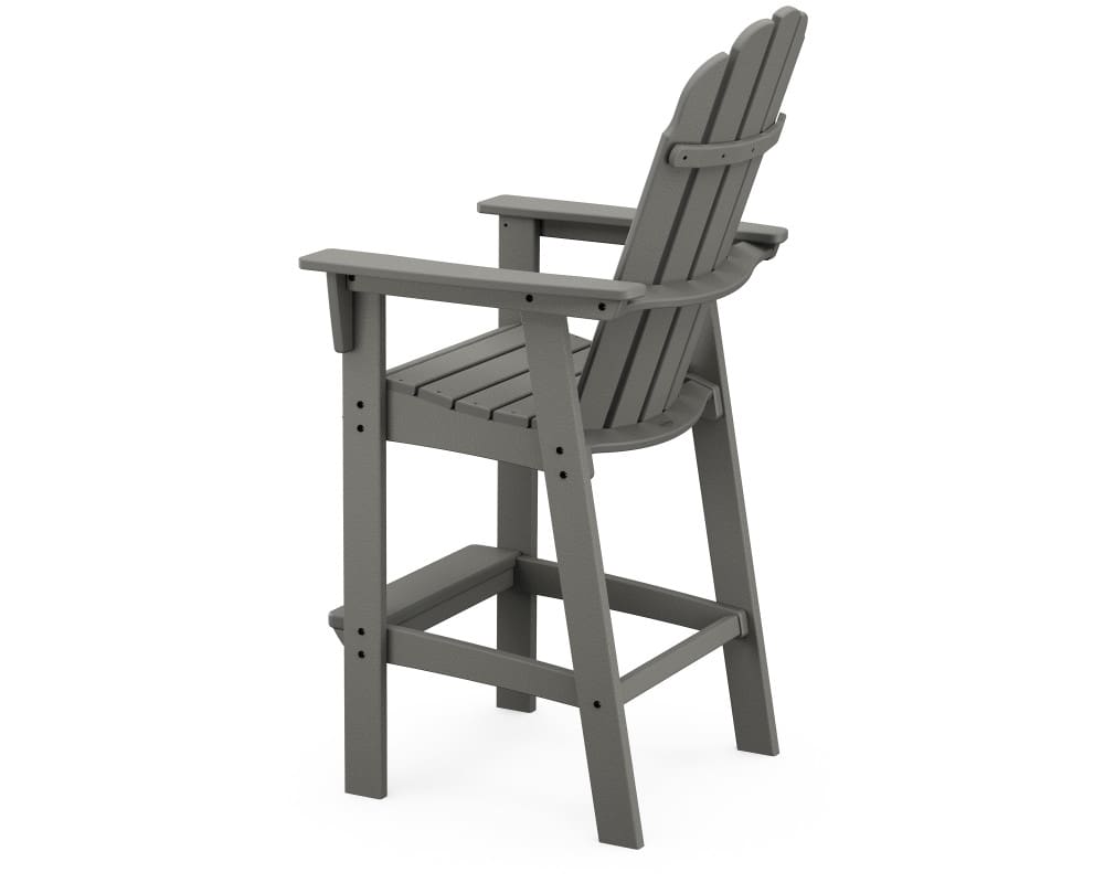 Vineyard Curveback Adirondack Bar Chair- Vintage - Image 4