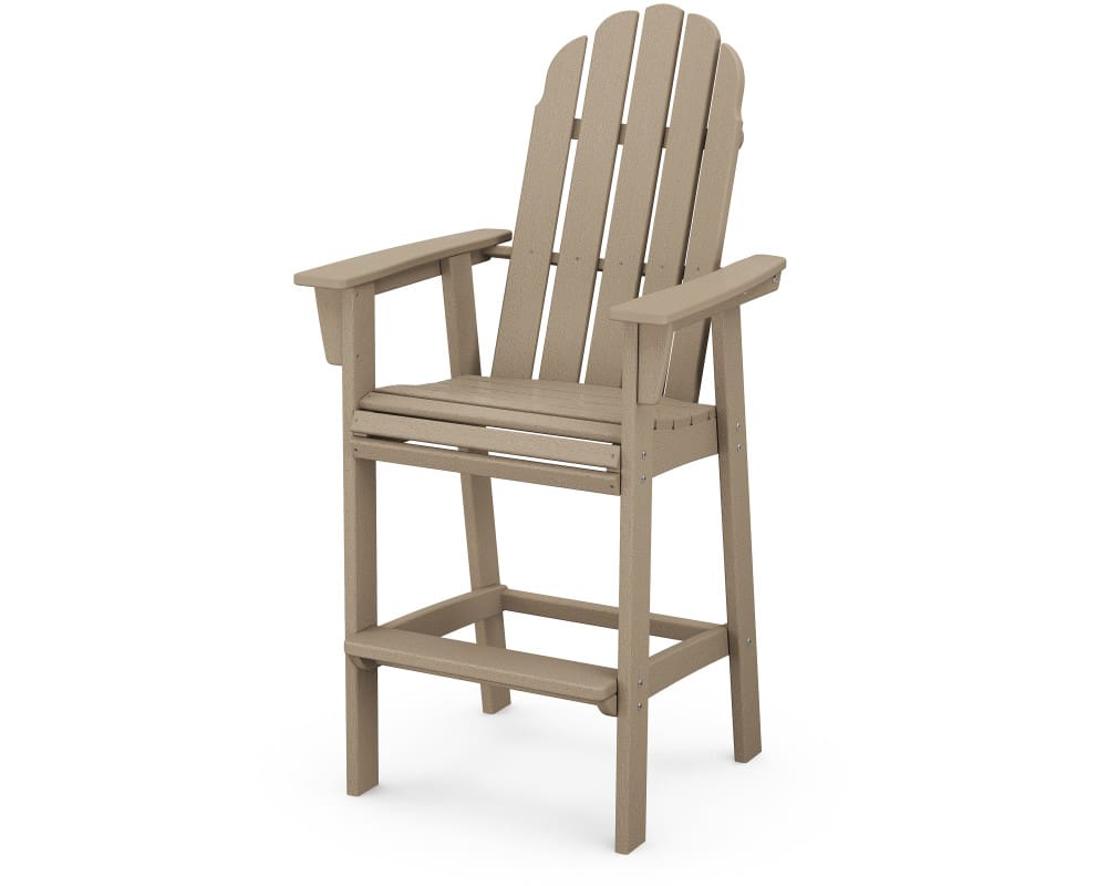 Vineyard Curveback Adirondack Bar Chair- Vintage