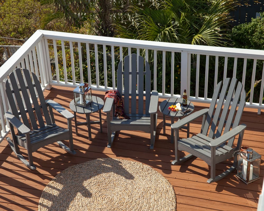 Classic Adirondack Rocking Chair - Image 7