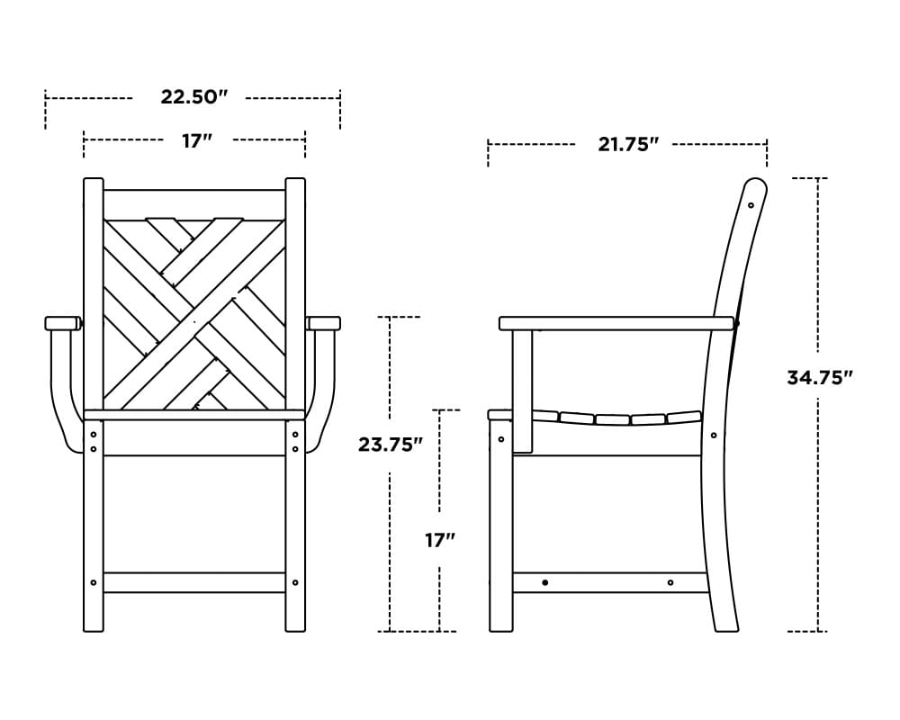 Chippendale Dining Arm Chair - Image 5