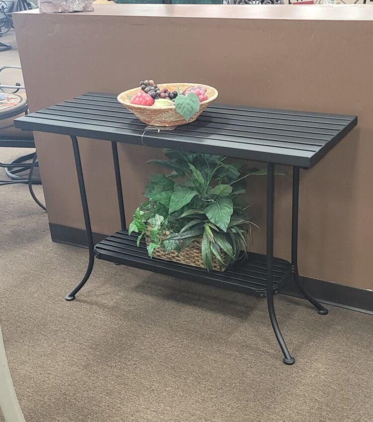 45" Slat Console Table