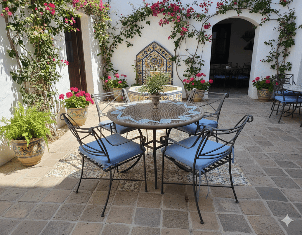KNF 5 Pc. 42" Rd. Mosaic Dining Set