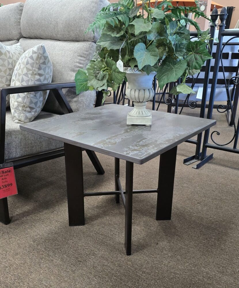 24" Sq. Dekton Porcelain End Table